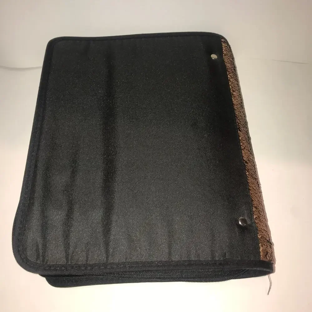 Mead sequin gold black Binder school office supplies